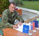 Zástupca veliteľa 1.mb plukovník Milan Cvik končí svoju vojenskú kariéru po odslúžení 40 rokov 
