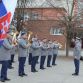 Príslušníci prvej brigády na oslavách oslobodenia miest Topoľčany a Partizánske