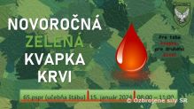 Novoročná zelená kvapka krvi