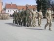 Slávnostný nástup na námestí Baníkov v Rožňave