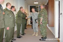 Americký pridelenec obrany navštívil veliteľstvo pozemných síl OS SR