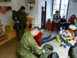 Vojaci z práporu CSS v centre pre deti a rodinu